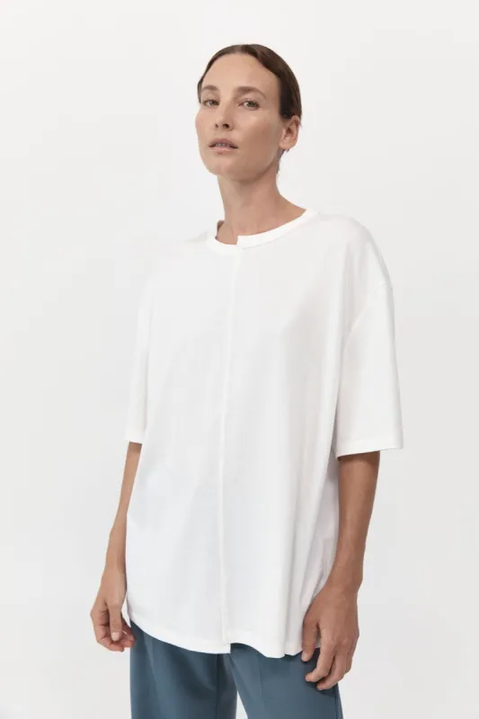 Deconstructed T-Shirt - White made by St. Agni