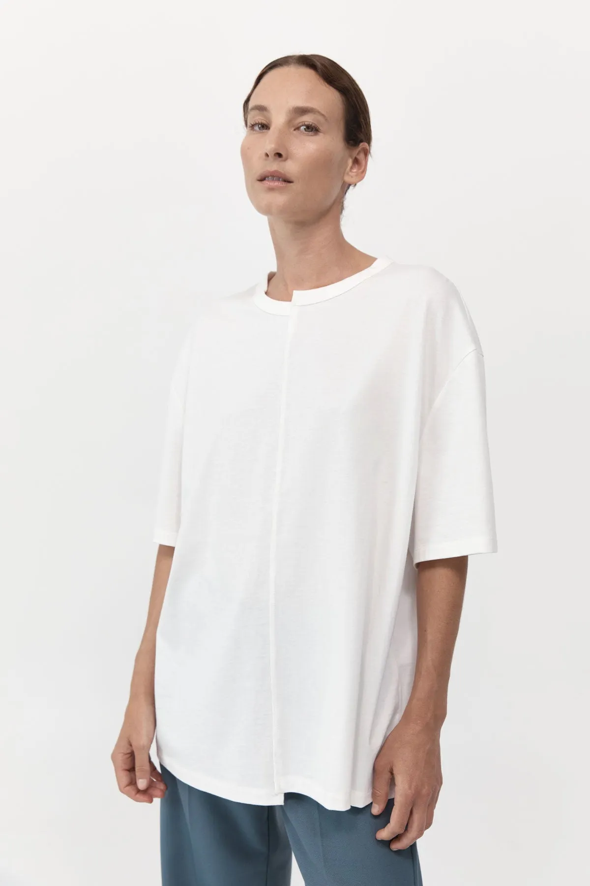 Deconstructed T-Shirt - White sold by St. Agni