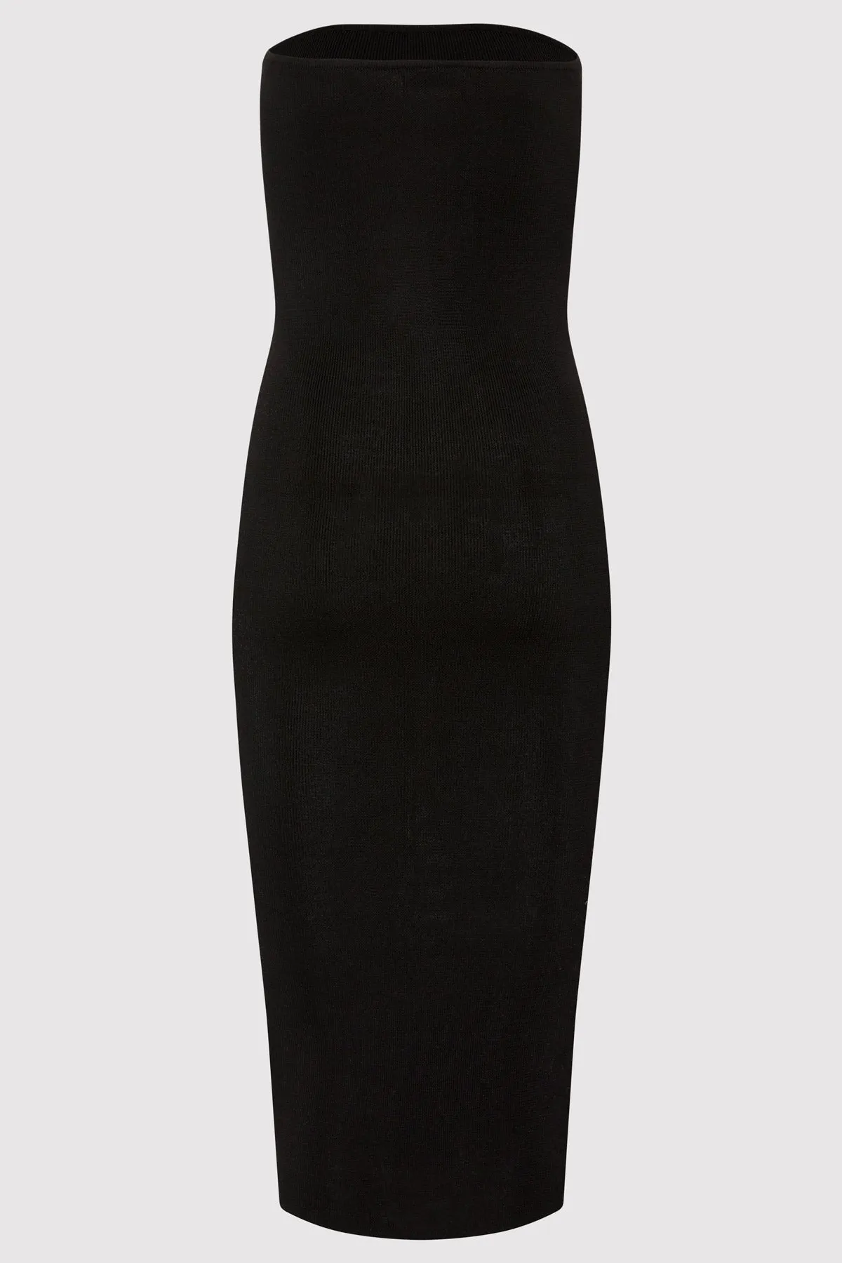 90s Strapless Knit Midi Dress - Black sold by St. Agni product image thumbnail 5