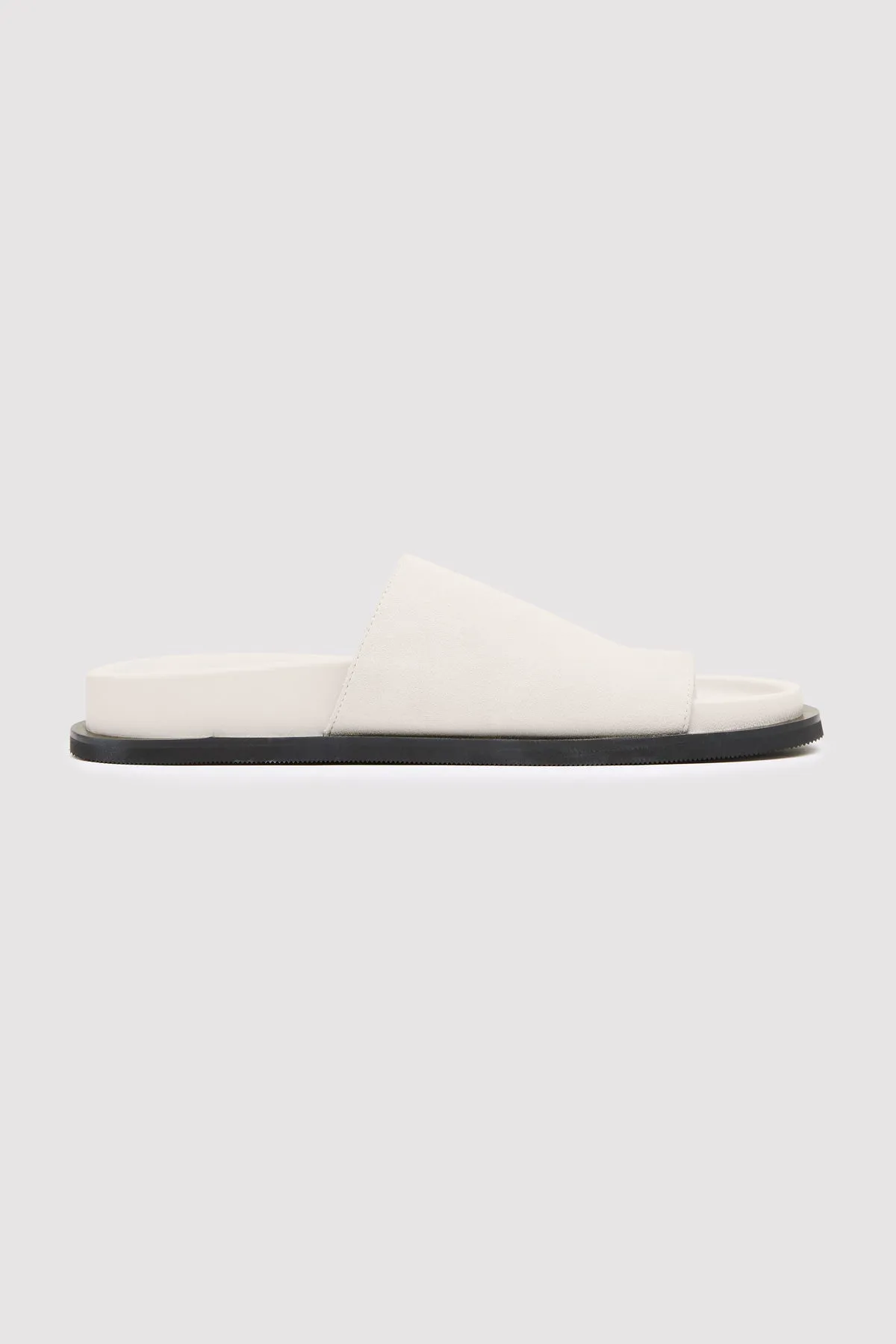 Loe Suede Slide - Cool White sold by St. Agni product image thumbnail 4