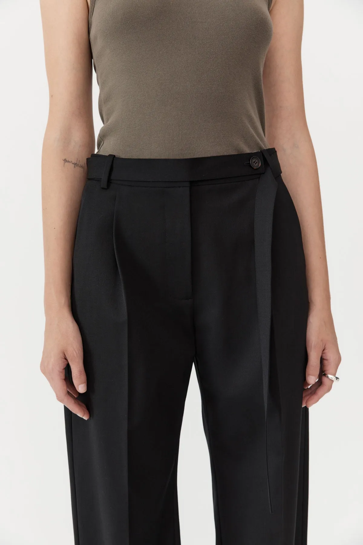 Belted Pants - Black sold by St. Agni product image thumbnail 2