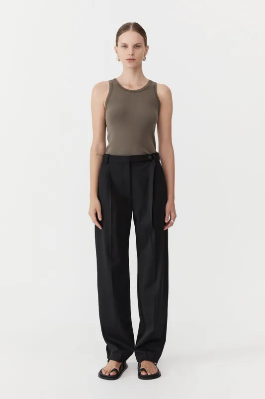 Belted Pants - Black sold by St. Agni