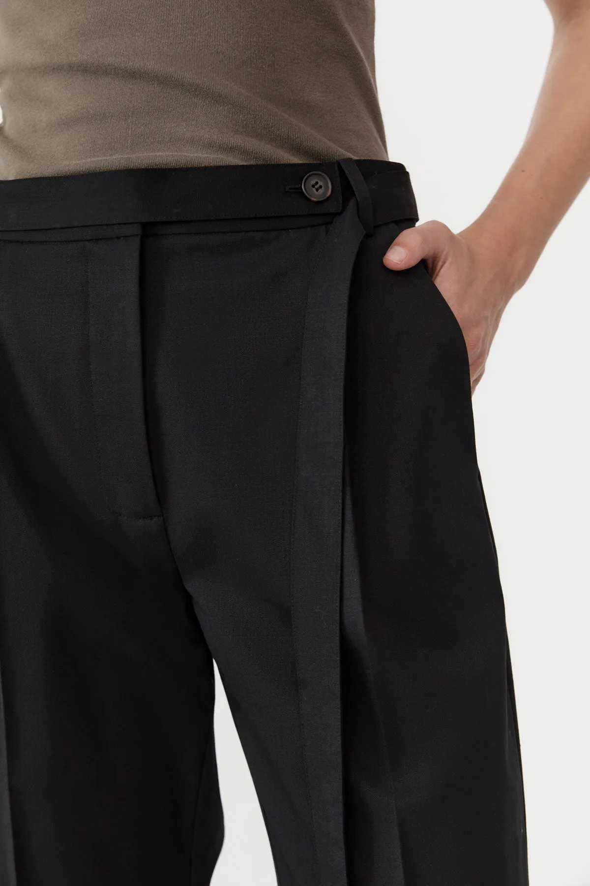 Belted Pants - Black sold by St. Agni product image thumbnail 4