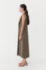 Layered Wool Trench - Kelp sold by St. Agni
