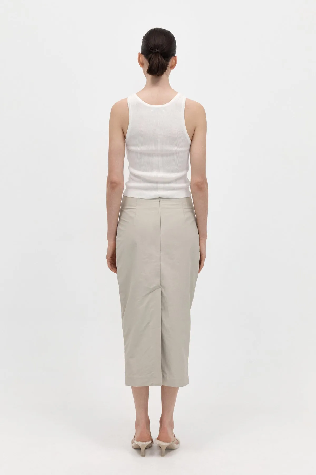 Low Waist Pencil Skirt - Birch sold by St. Agni product image thumbnail 3