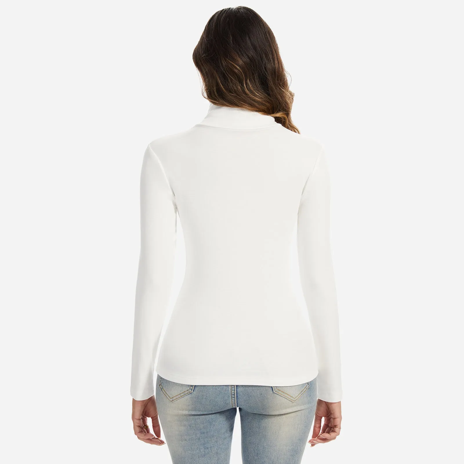 Joyshaper Women’s Fleece-Lined Turtleneck Long Sleeve Base Layer Top sold by Joyshaper product image thumbnail 5