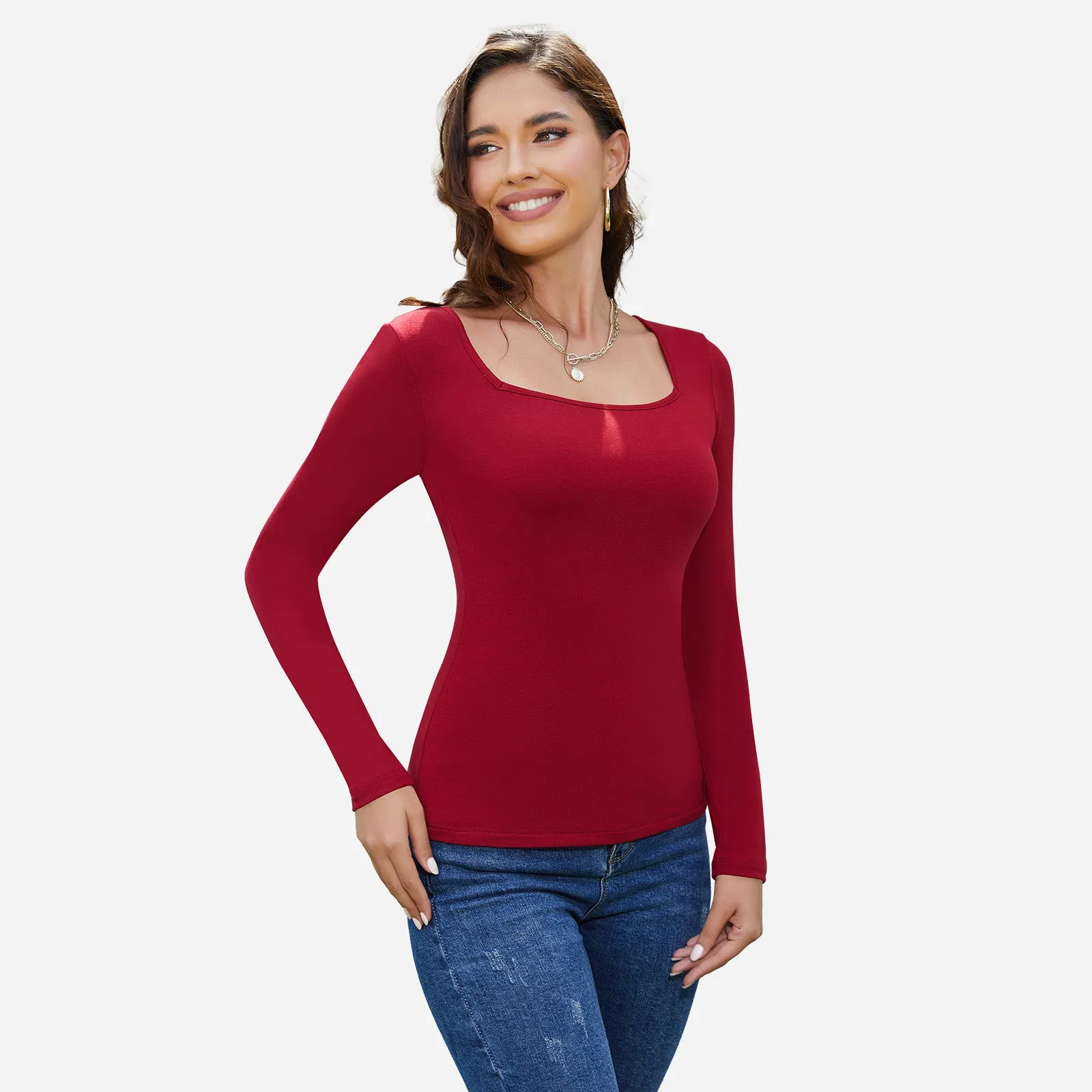 Joyshaper Women Warm Fleece Top Long Sleeve Pullover Undershirt sold by Joyshaper product image thumbnail 3