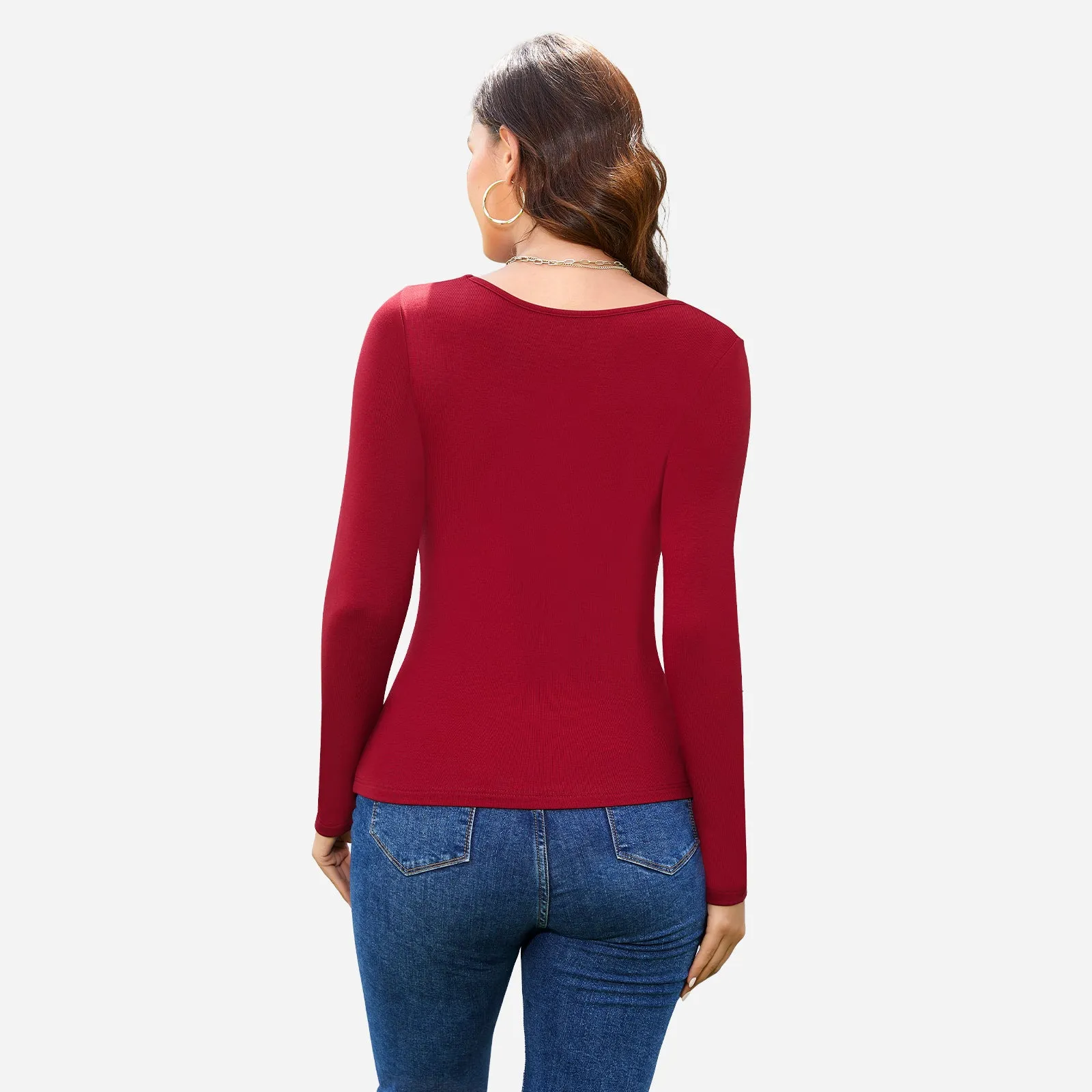 Joyshaper Women Warm Fleece Top Long Sleeve Pullover Undershirt sold by Joyshaper product image thumbnail 5