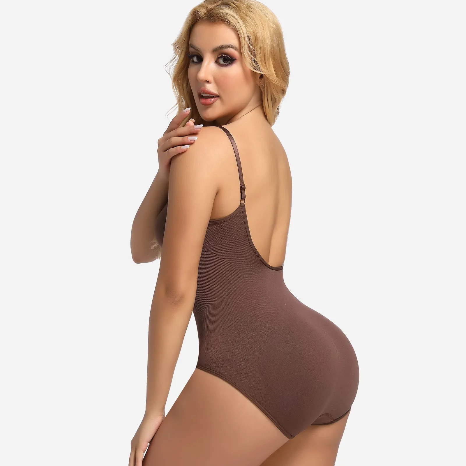 Joyshaper Backless Body Shaper Bodysuit with Tummy Control & Straps sold by Joyshaper product image thumbnail 4