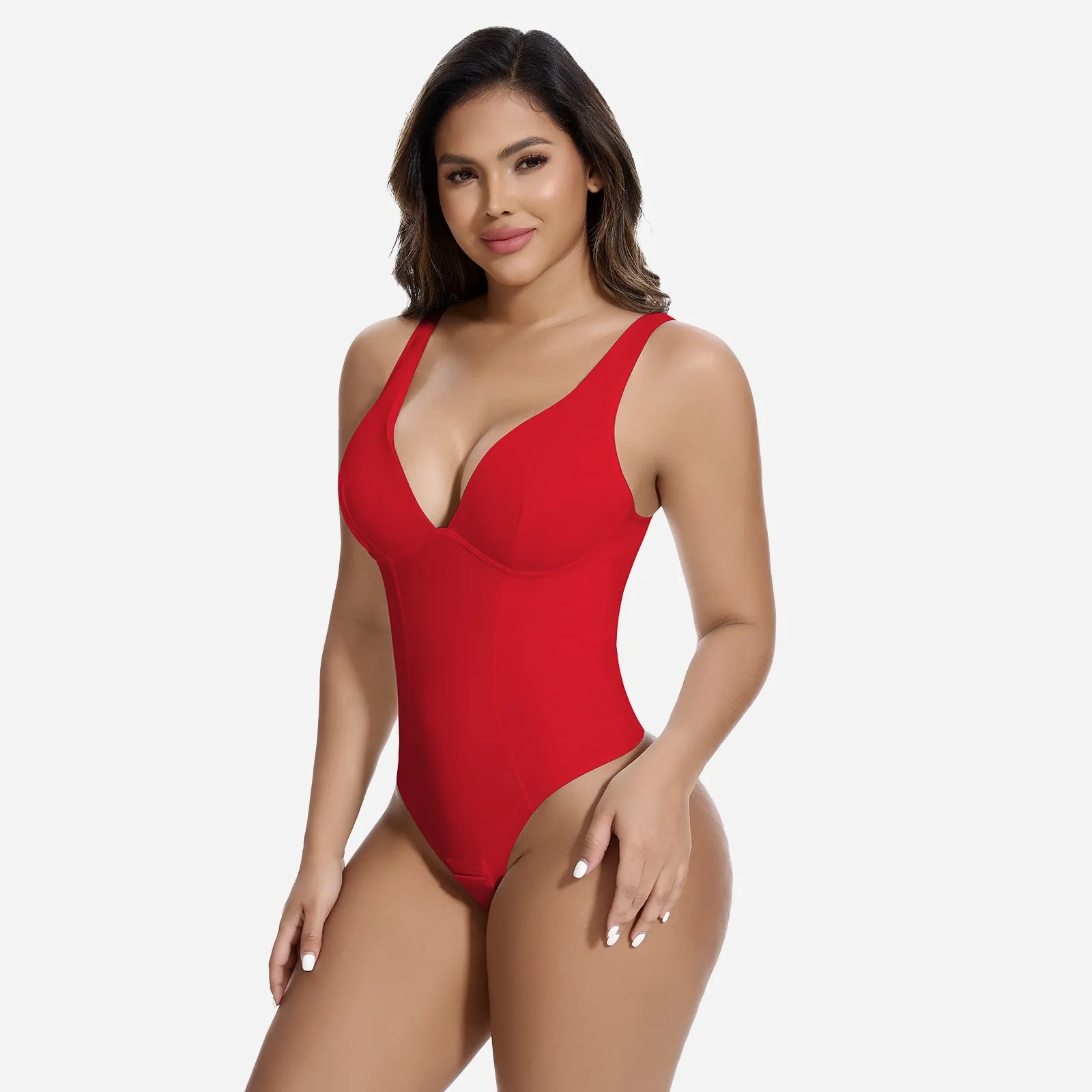 Joyshaper V Neck Thong Bodysuit Shapewear Tummy Control sold by Joyshaper product image thumbnail 3