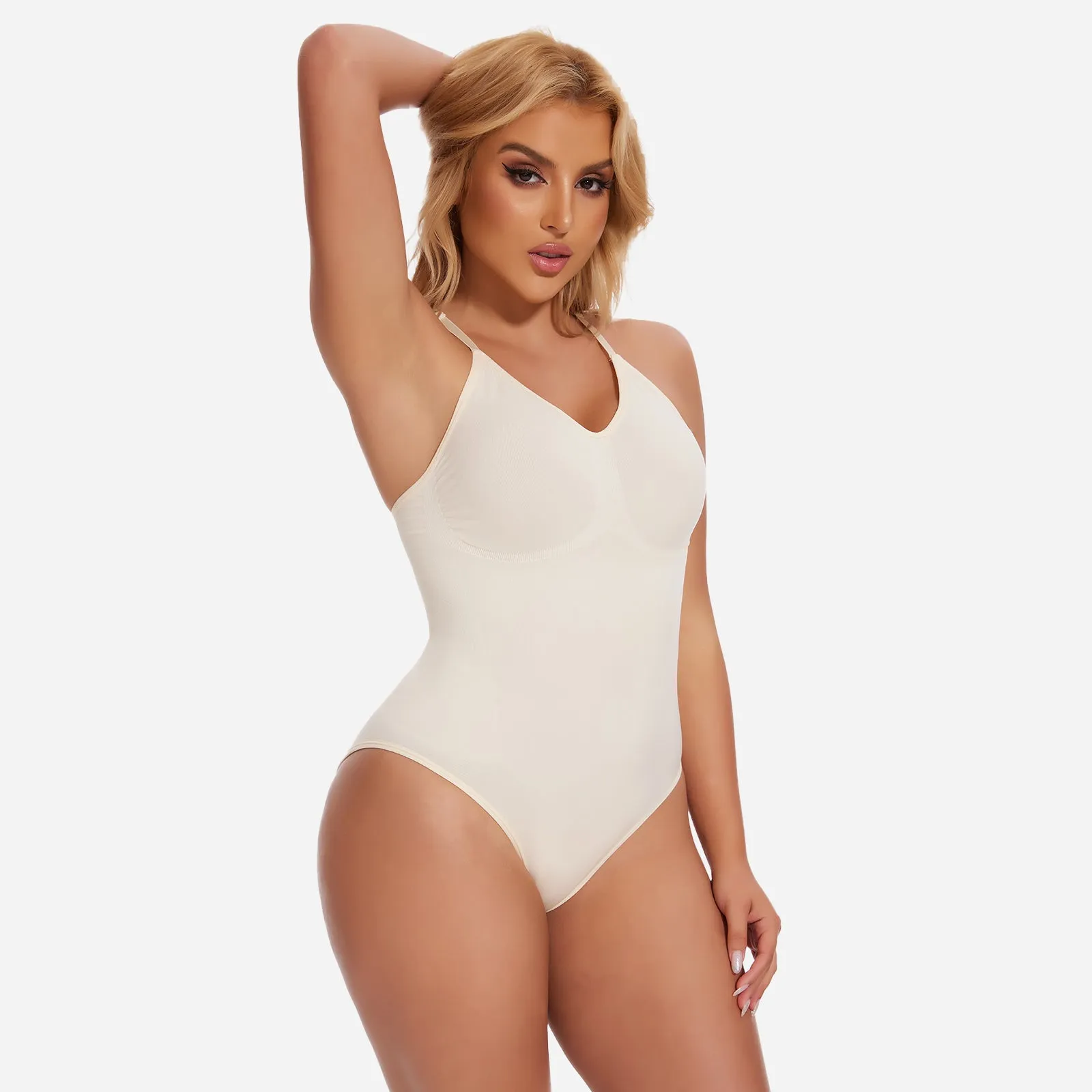 Joyshaper Women’s Tummy Control Shapewear Smooth Racerback Bodysuit sold by Joyshaper product image thumbnail 3