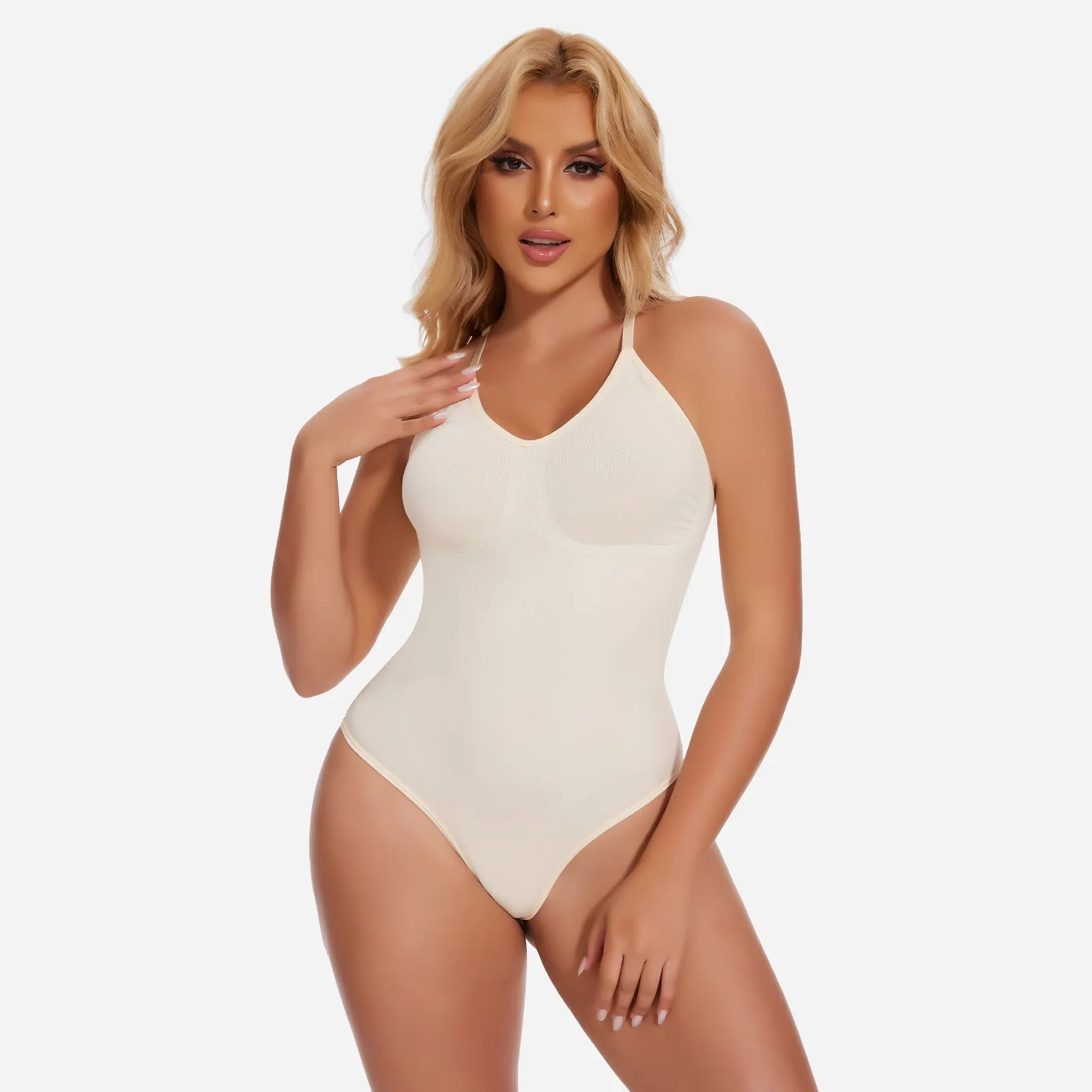 Joyshaper Women’s Tummy Control Shapewear Smooth Racerback Bodysuit sold by Joyshaper