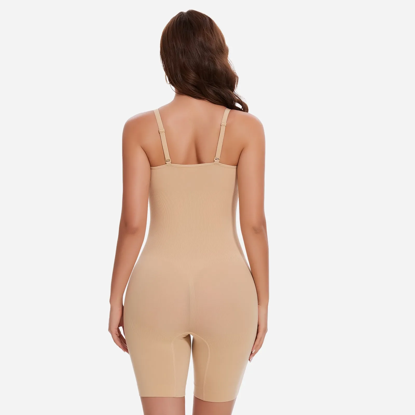 Joyshaper Smooth-Finish Mid Thigh Bodysuit Shapewear with Adjustable Straps sold by Joyshaper product image thumbnail 5