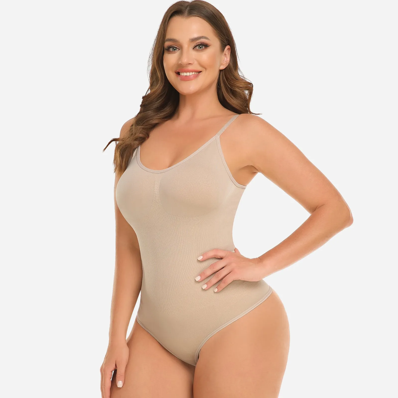 Joyshaper Figure Shaping Bodysuit with Tummy Control & Adjustable Straps sold by Joyshaper product image thumbnail 3