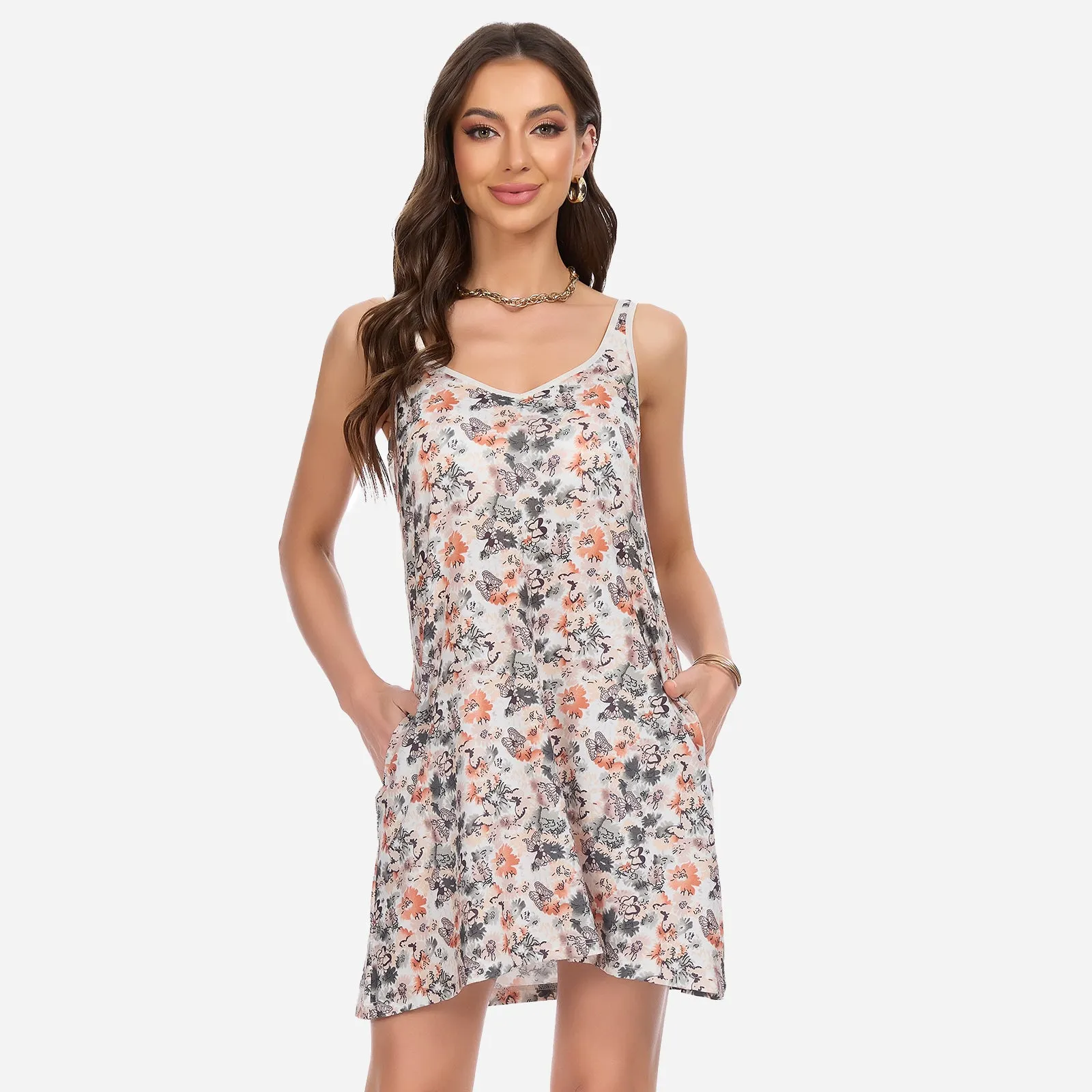 Joyshaper Flowy Summer Dress with Built-in Bra & Adjustable Straps sold by Joyshaper product image thumbnail 3