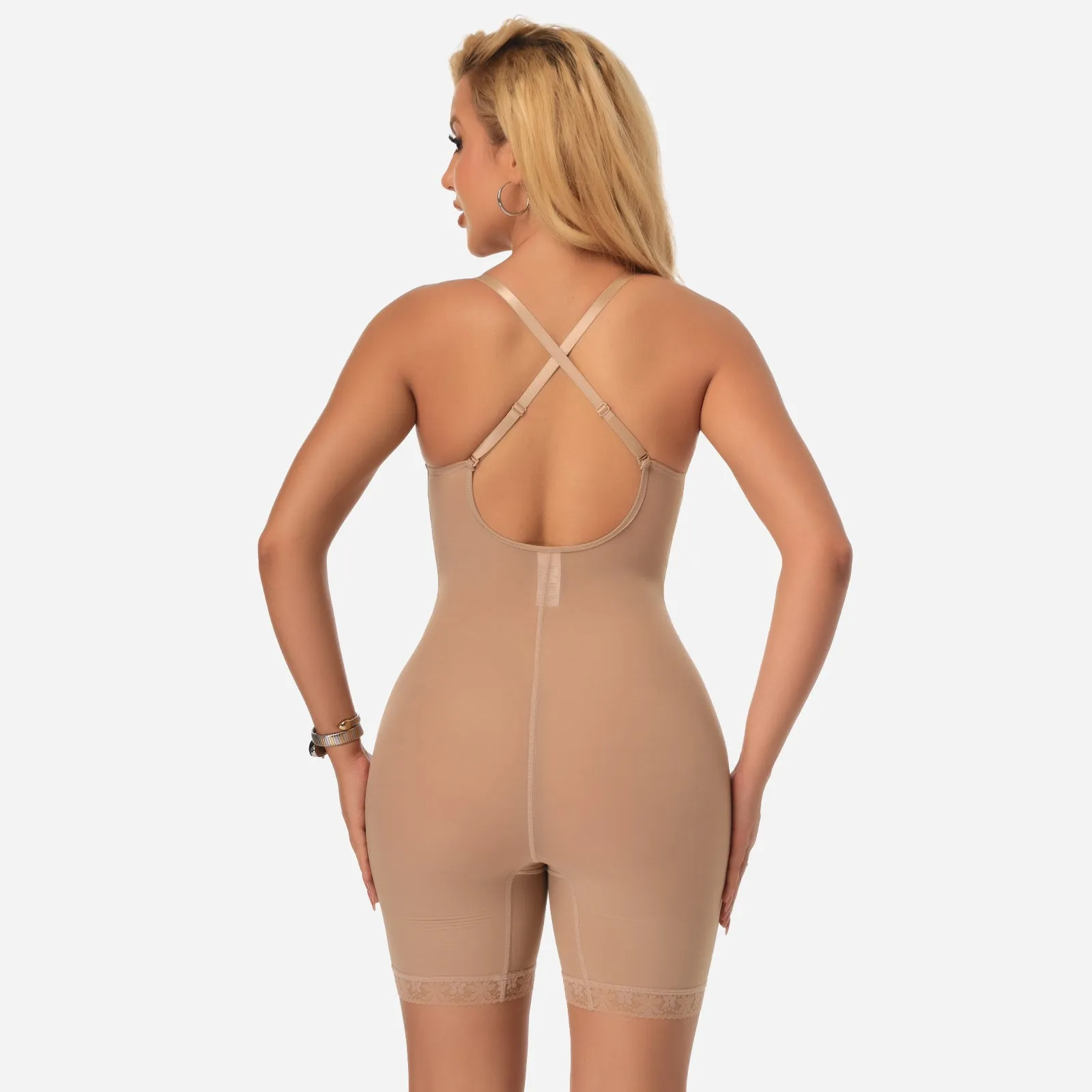 Joyshaper Backless Deep U Plunge Shapewear Strapless Bodysuit sold by Joyshaper product image thumbnail 5