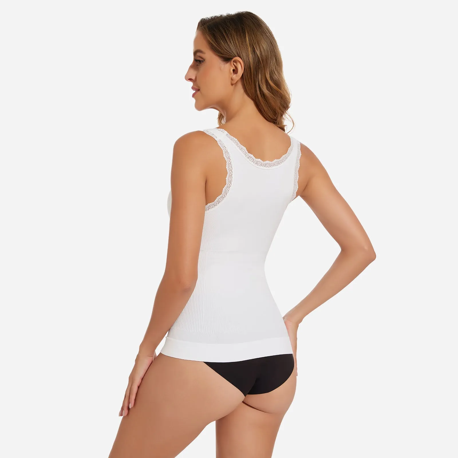 Joyshaper Lace Tummy Control Shapewear Tank Top sold by Joyshaper product image thumbnail 5