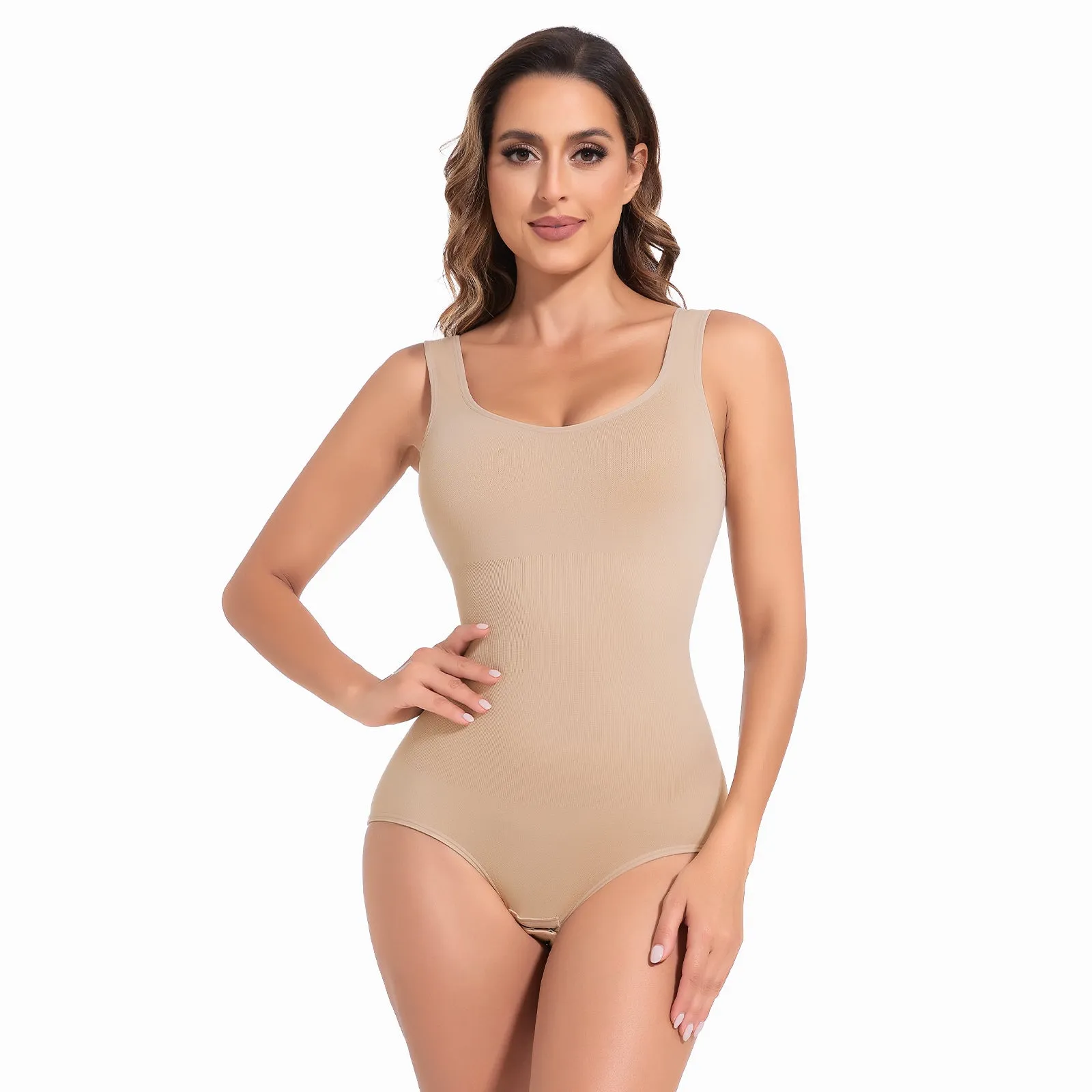 Joyshaper Round Neck Tank Bodysuit Shapewear Tummy Control sold by Joyshaper