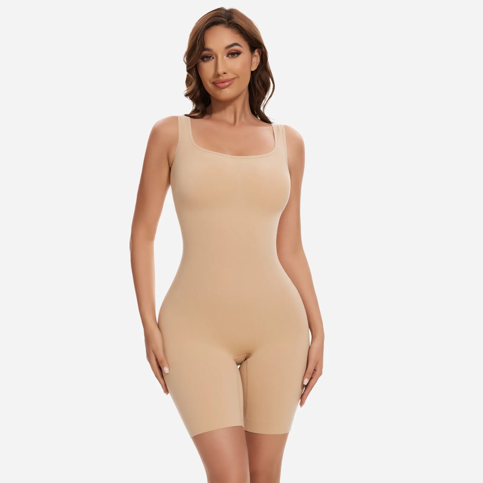 Joyshaper Shaping Mid-Thigh Smooth Contouring Shapewear Bodysuit sold by Joyshaper