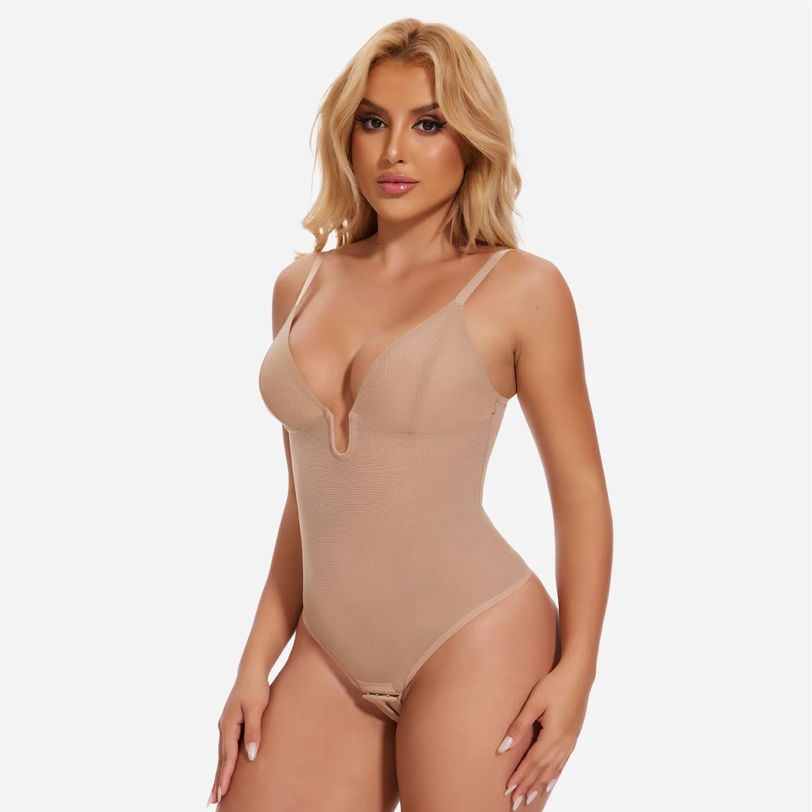 Joyshaper Low Back U Plunge Thong Shapewear Bodysuit sold by Joyshaper product image thumbnail 3