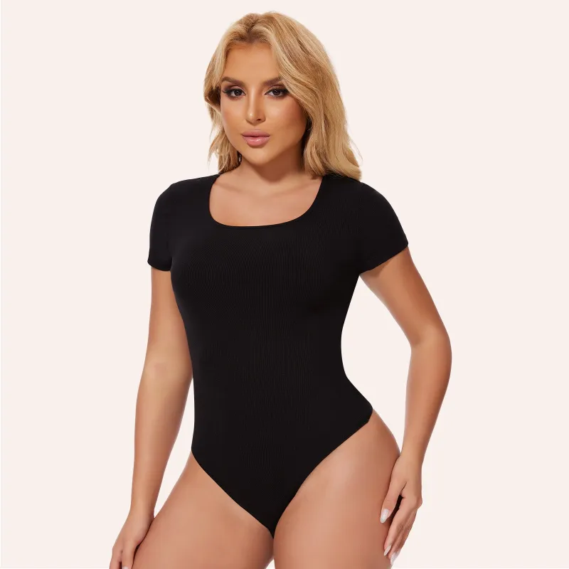 Joyshaper Round Neck Short Sleeveless Bodysuit Top sold by Joyshaper