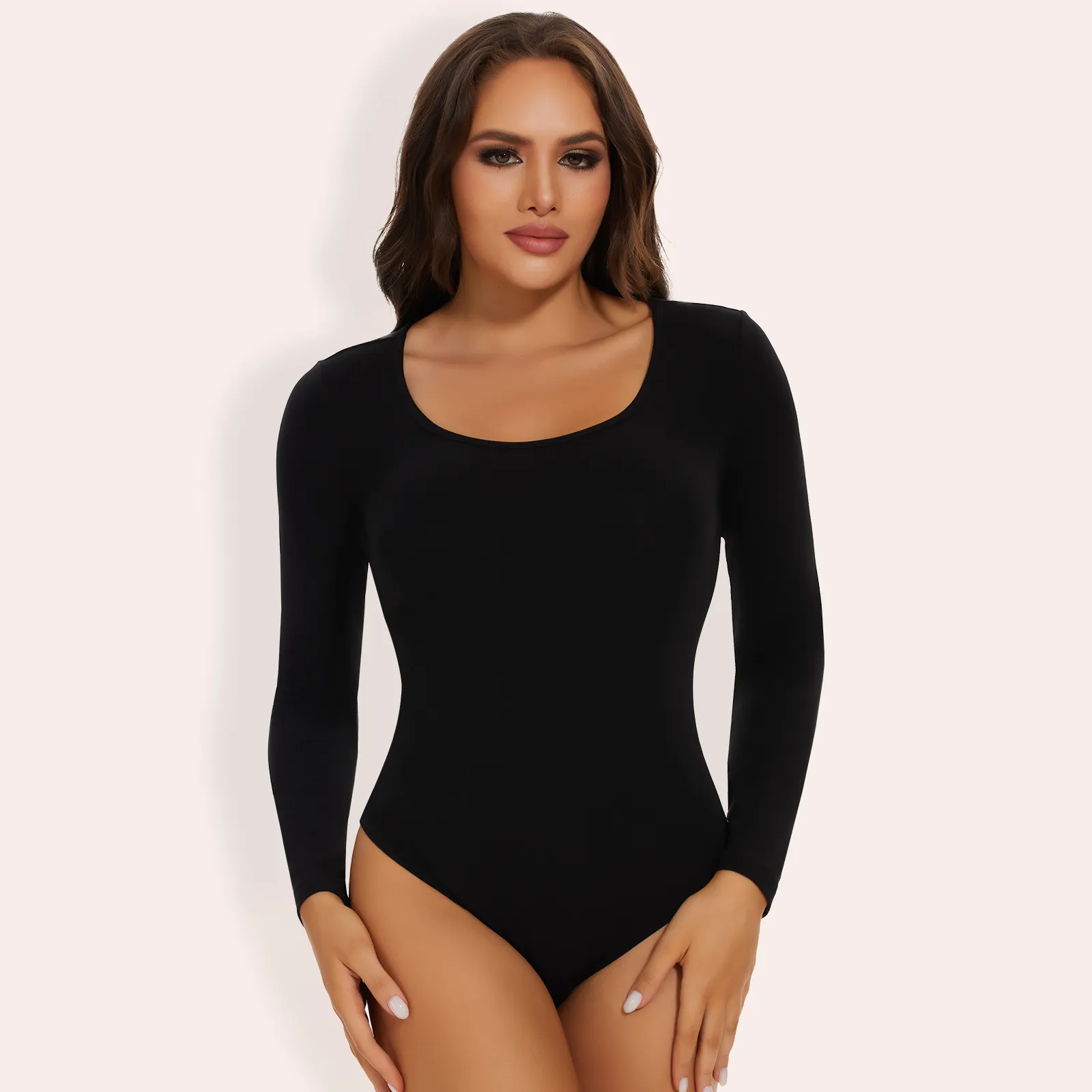 Joyshaper Crew Neck Long Sleeve Bodysuit sold by Joyshaper