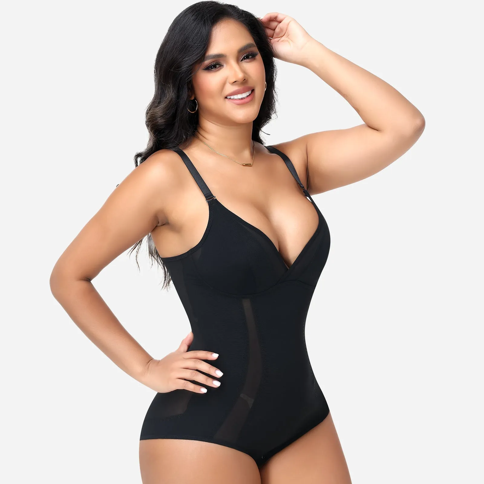 Joyshaper V-Neck Sculpting Shapewear Tummy Control Bodysuit sold by Joyshaper product image thumbnail 4