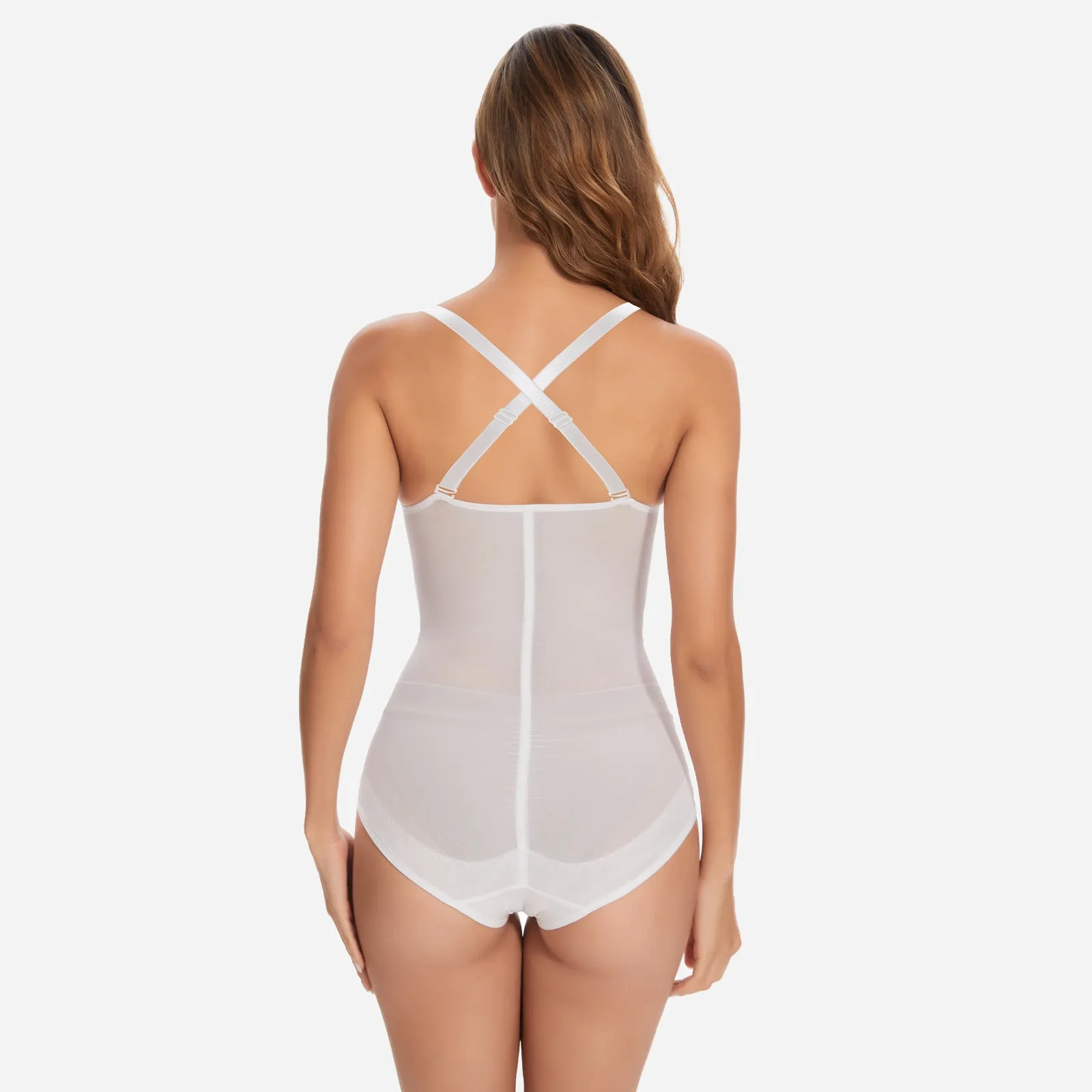 Joyshaper V Neck Waist Tummy Control Slimming Shaping Bodysuit sold by Joyshaper product image thumbnail 4