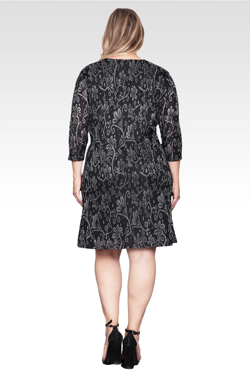 Esme Women's Plus Size Floral Crochet Mini Dress sold by Standards and Practices product image thumbnail 2