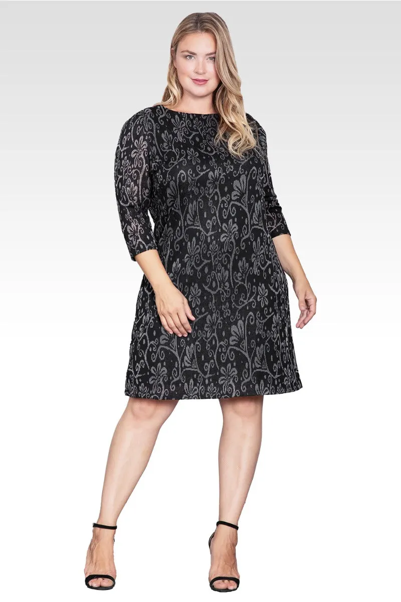 Esme Women's Plus Size Floral Crochet Mini Dress sold by Standards and Practices product image thumbnail 3