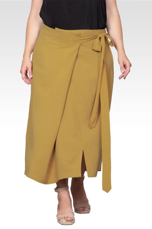 Plus Size Wrap Style Maxi Skirt sold by Standards and Practices