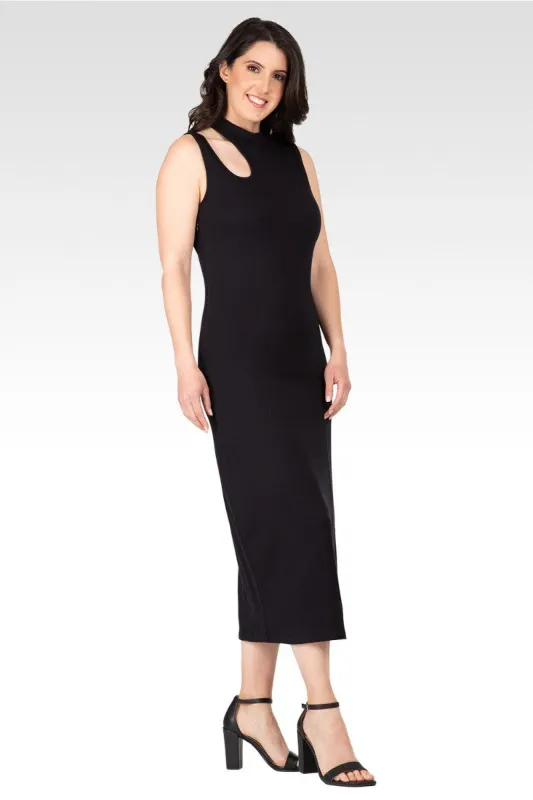 Aspen Women's Edgy Maxi Dress made by Standards and Practices