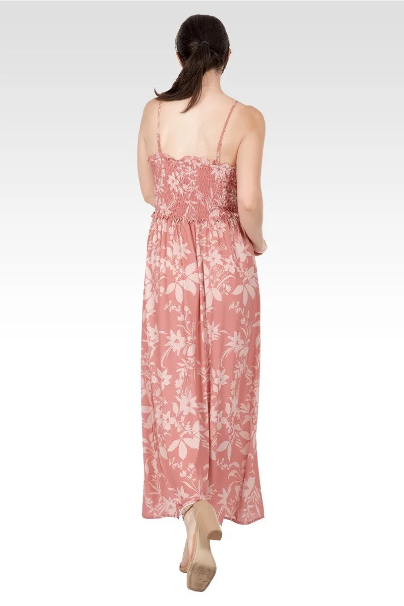 Layla Women's Spaghetti Strap Smocked Bodice Maxi Dress sold by Standards and Practices product image thumbnail 2
