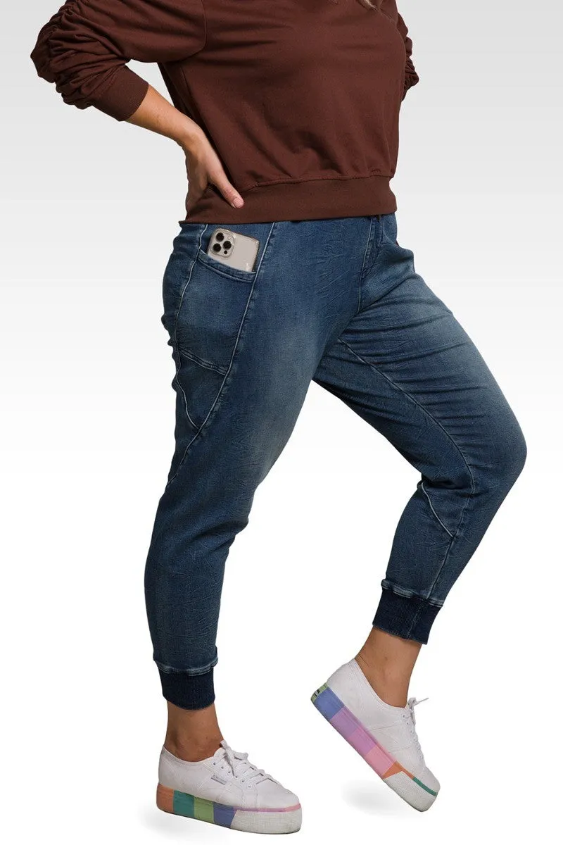 Candice Women's Plus Size Knit Skinny Utility Pocket Jogger Pant sold by Standards and Practices product image thumbnail 5