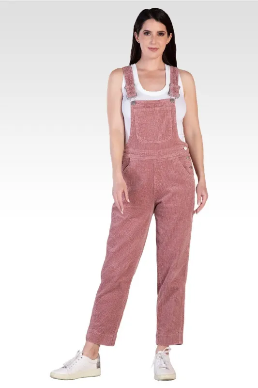 Harper Women's Corduroy Casual Overall - Mauve made by Standards and Practices
