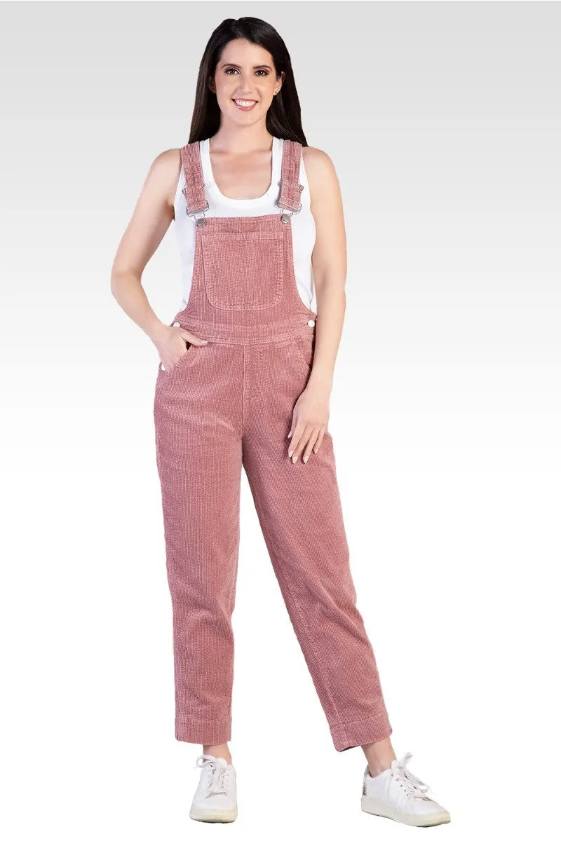 Harper Women's Corduroy Casual Overall - Mauve sold by Standards and Practices product image thumbnail 3