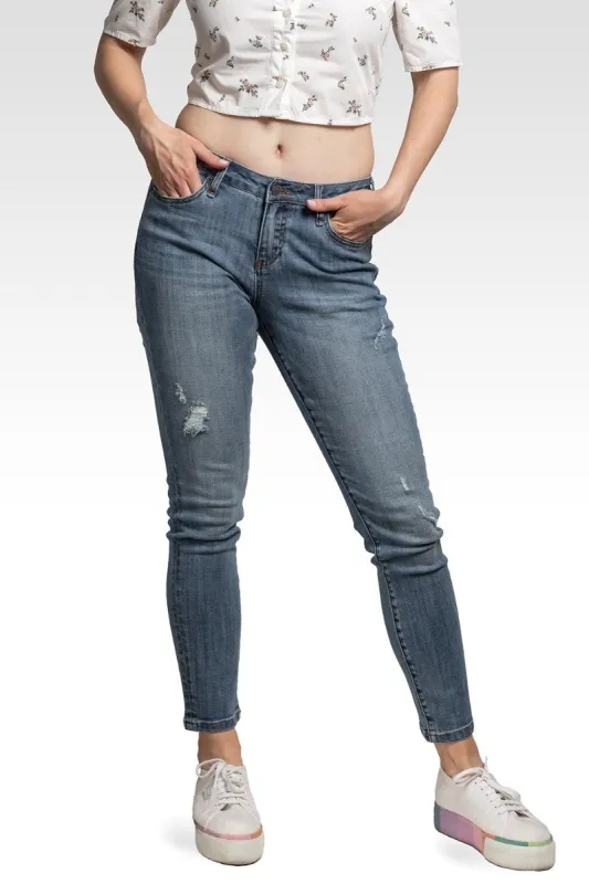 Isabel Women's Slight Ripped Skinny Jeans sold by Standards and Practices