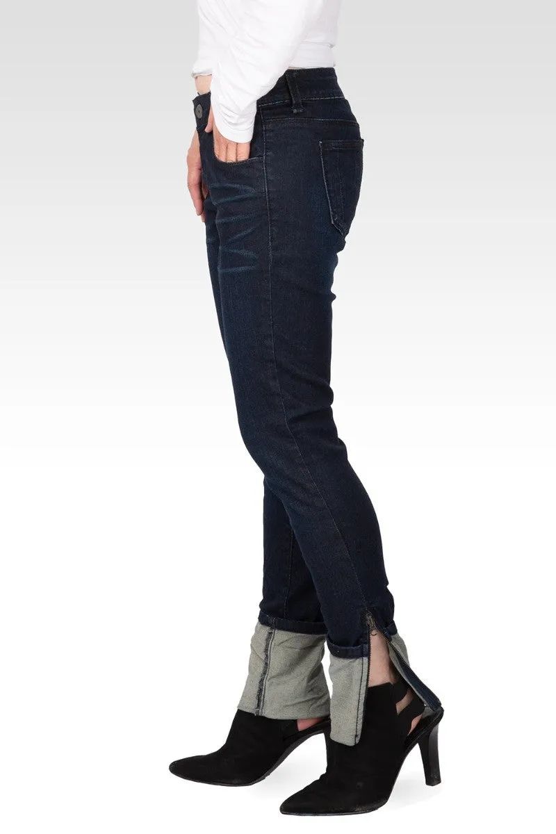 Alana Women's Zip Hem Low Rise Skinny Jeans sold by Standards and Practices product image thumbnail 3