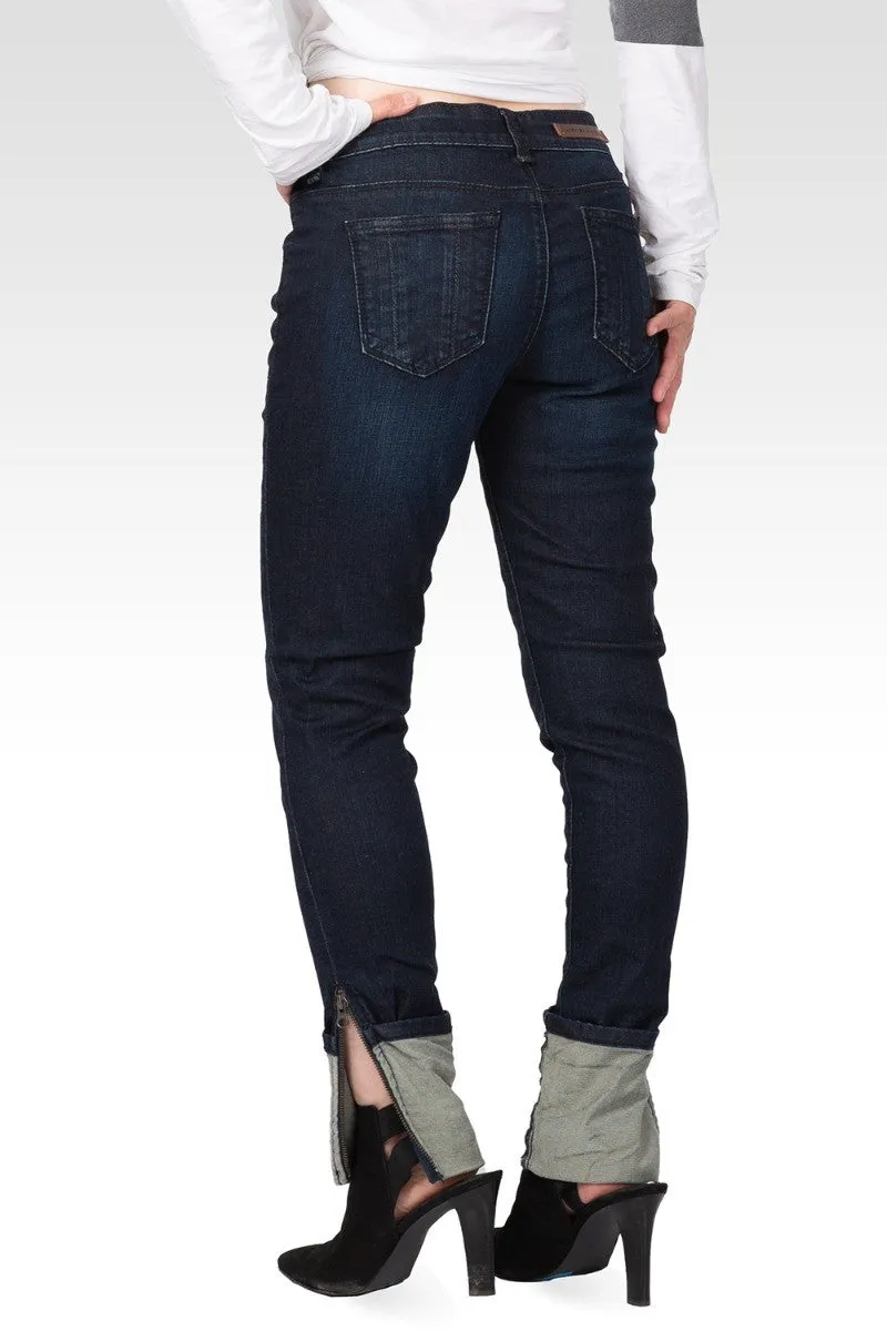 Alana Women's Zip Hem Low Rise Skinny Jeans sold by Standards and Practices product image thumbnail 2