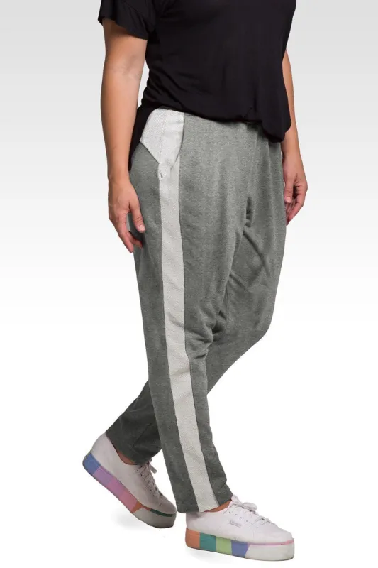 Meghan Women's Plus Size French Terry Reverse Side Panel With Pockets Trouser Jogger sold by Standards and Practices