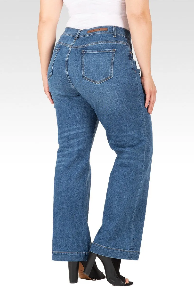 Quinn Plus Size Stretch Slim Fit Jeans sold by Standards and Practices product image thumbnail 2