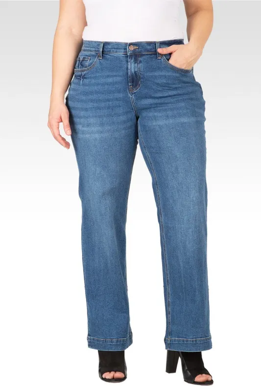 Quinn Plus Size Stretch Slim Fit Jeans made by Standards and Practices