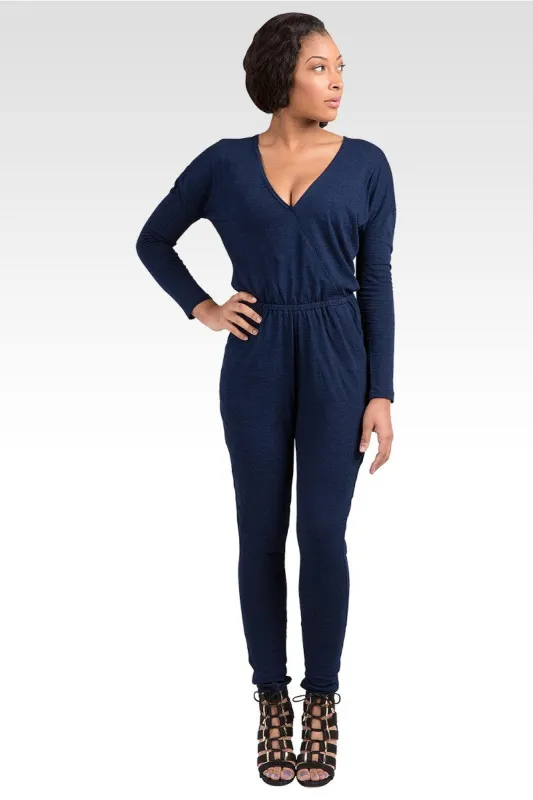 Lucy Long-Sleeved Tencel Denim Jumpsuit made by Standards and Practices