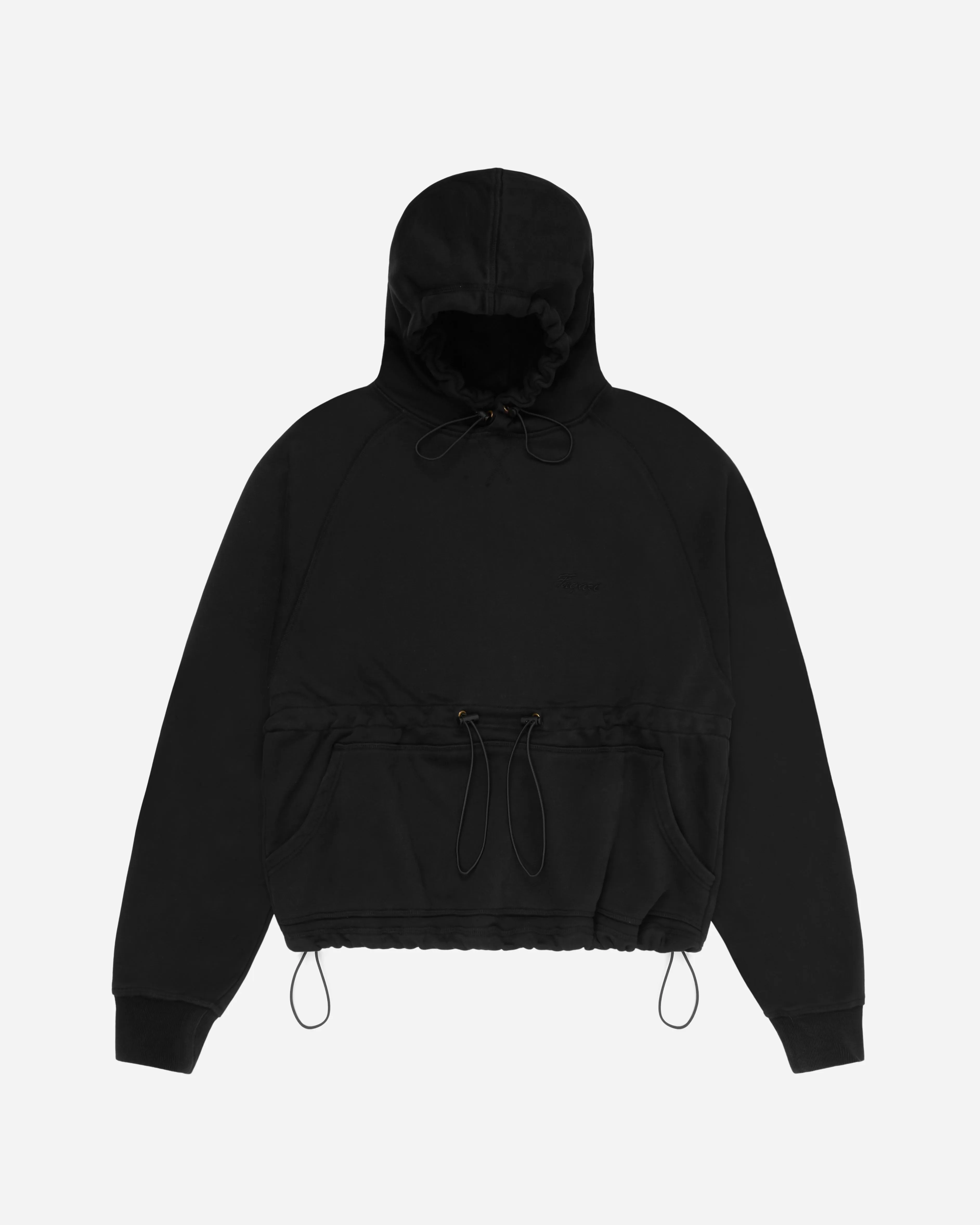 Bungee Hoodie Washed Black sold by FUGAZI