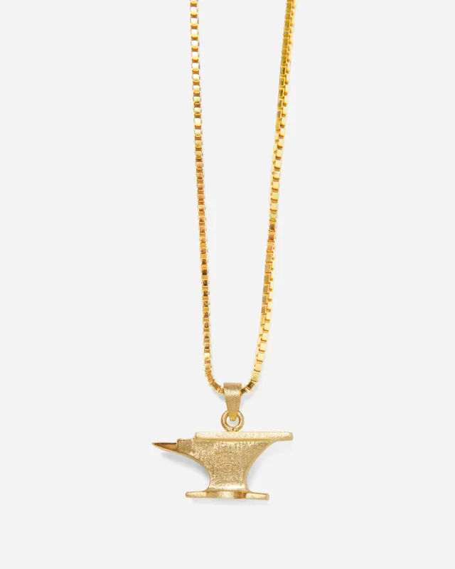 Anvil Necklace Gold sold by FUGAZI
