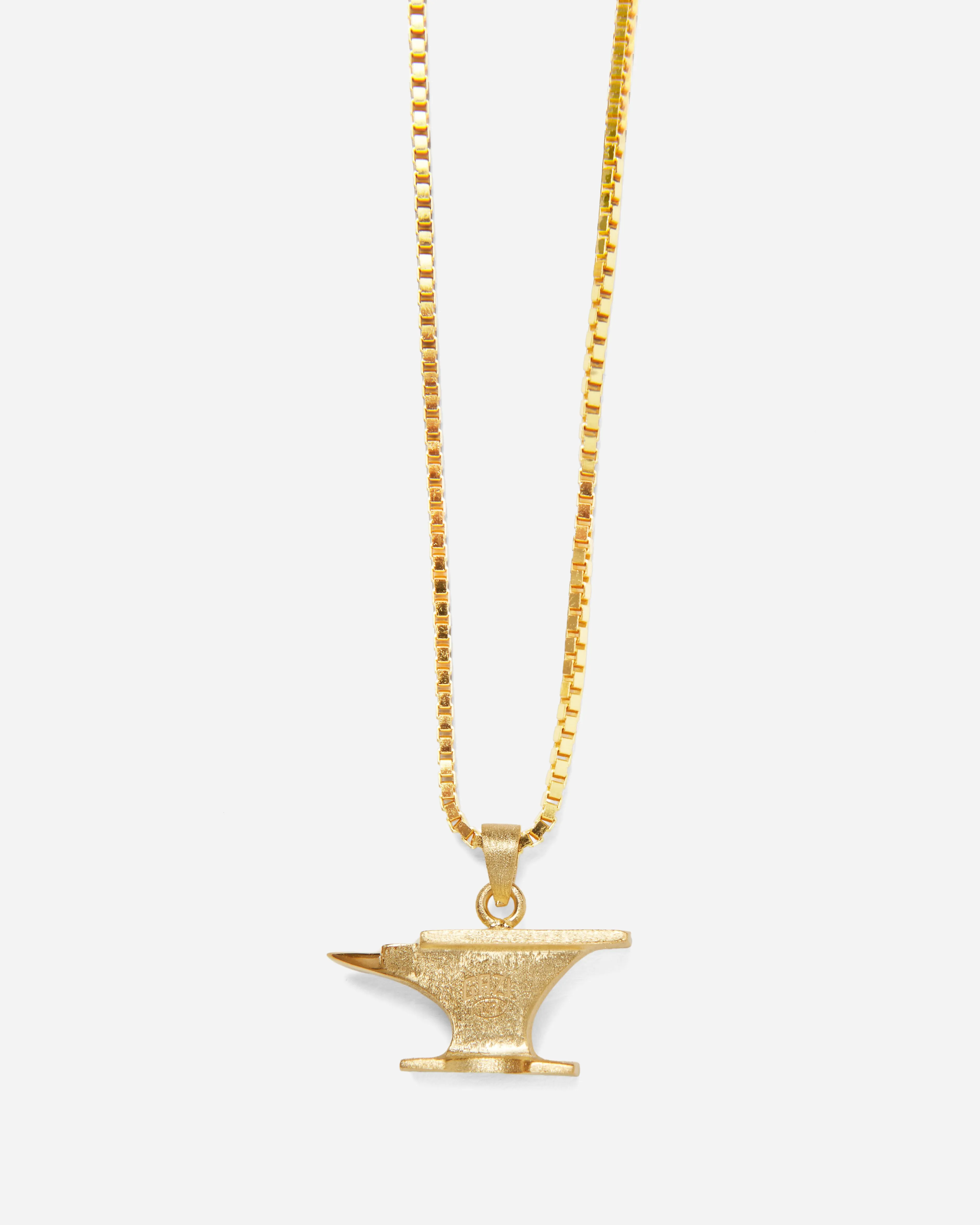 Anvil Necklace Gold sold by FUGAZI