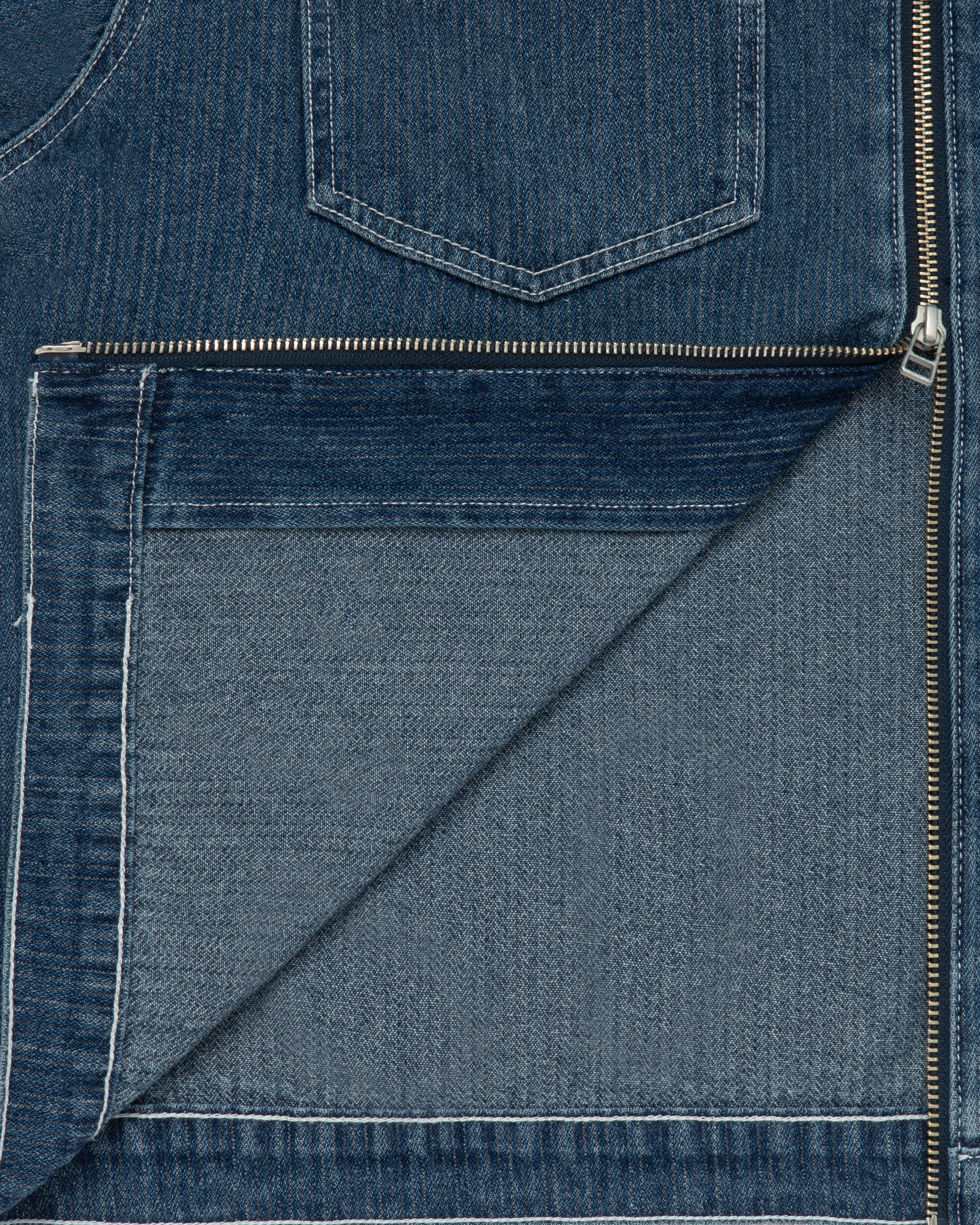 Layered Farsi Work Shirt Navy sold by FUGAZI product image thumbnail 4