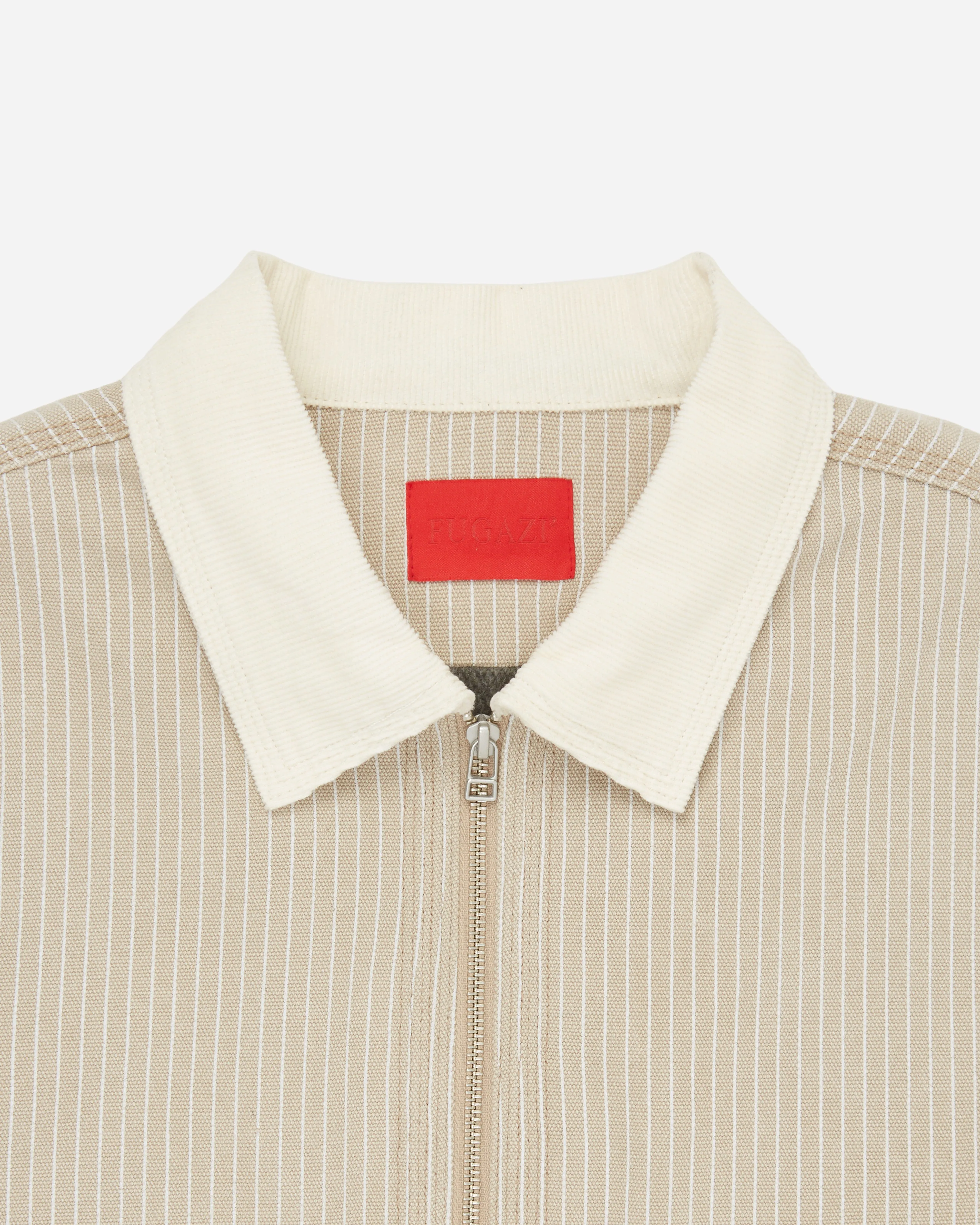 Wall Street Work Jacket Taupe sold by FUGAZI product image thumbnail 2