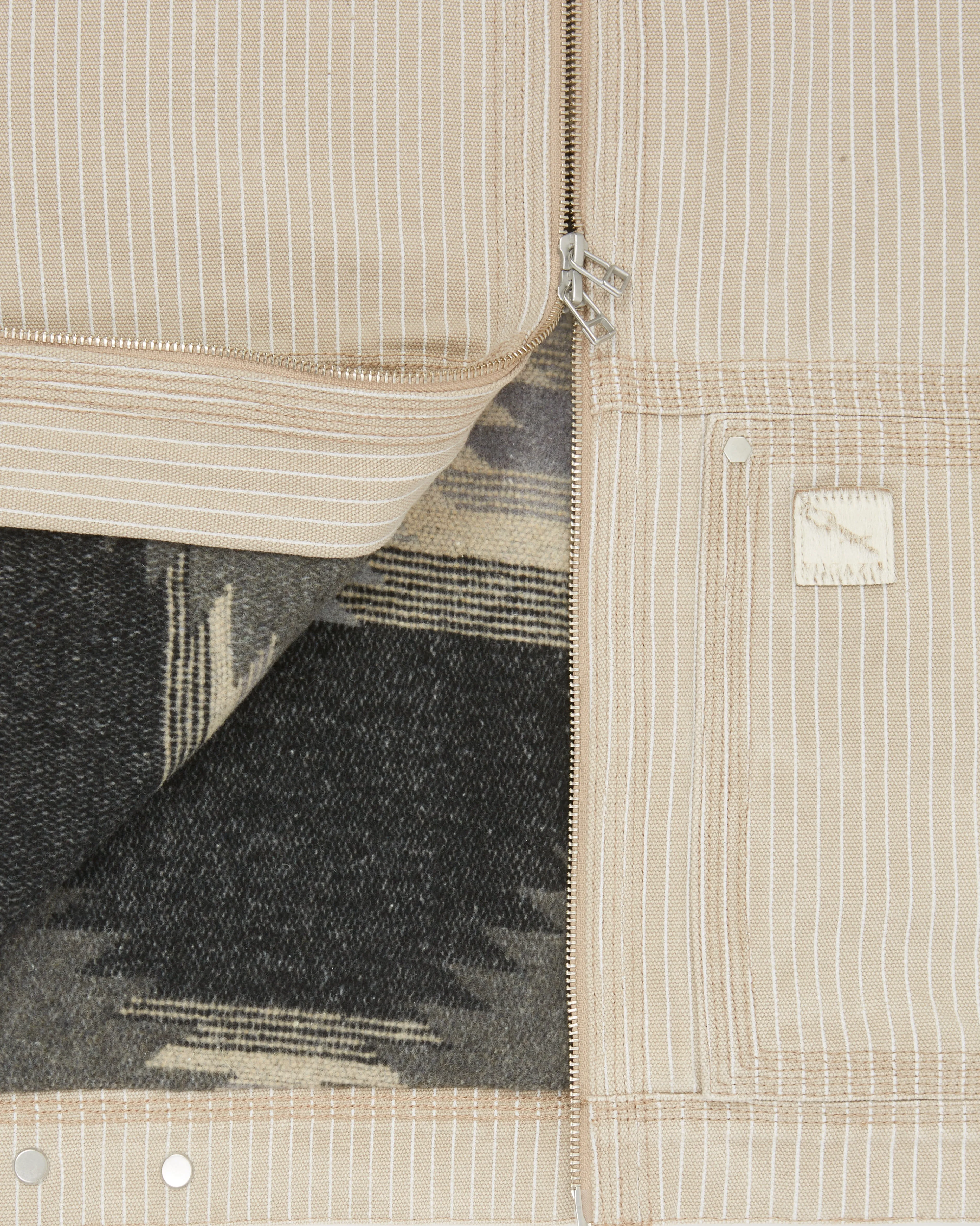 Wall Street Work Jacket Taupe sold by FUGAZI product image thumbnail 3