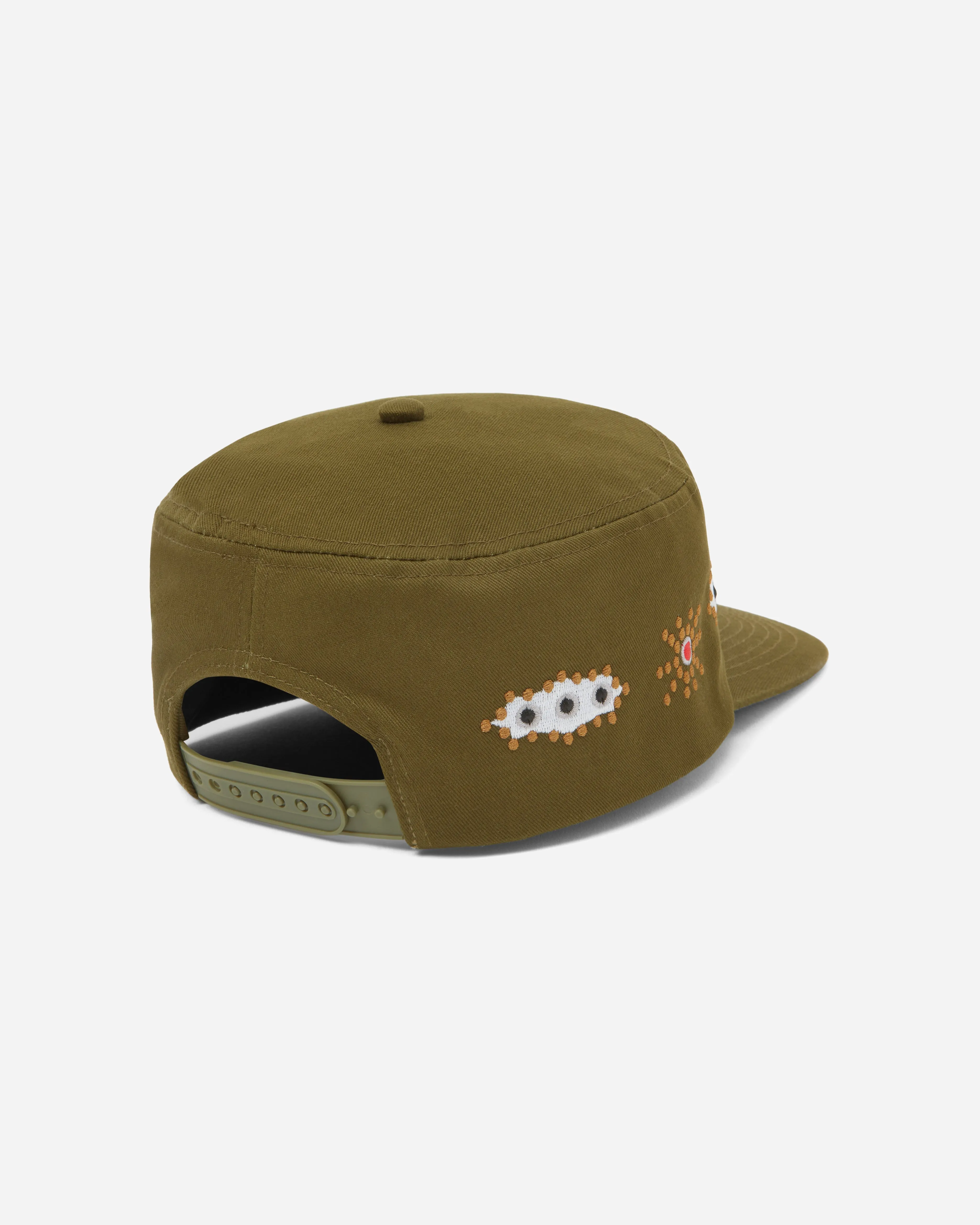 Studded Pillbox Hat Olive sold by FUGAZI product image thumbnail 2
